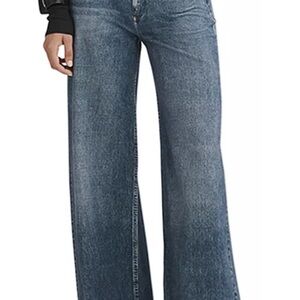 Rag & Bone High Rise Washed Denim Jeans